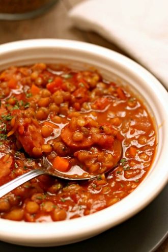 Slow Cooker Lentil Stew