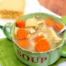 Instant Pot Chicken and Rice Soup