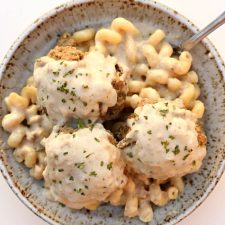 Instant Pot Chicken Alfredo Meatballs