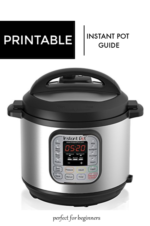 Are you gifting someone an Instant Pot this Christmas? Print off this guide and wrap it up with the pressure cooker. It will get your friend/family member the courage and confidence to use their new kitchen appliance! 