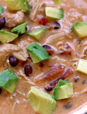 Instant Pot Green Chile Chicken Orzo Soup