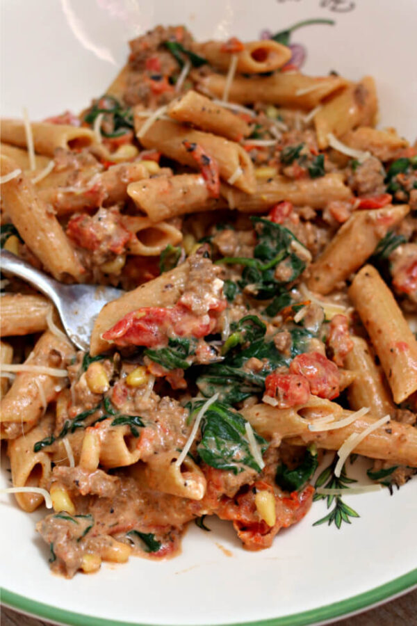 Instant Pot Creamy Beef and Penne 365 Days of Slow Cooking and Pressure Cooking