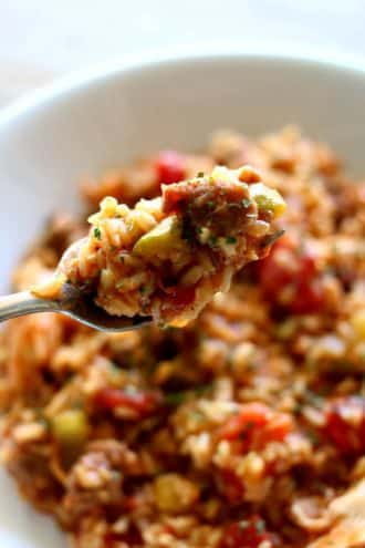 Instant Pot Chicken and Sausage Jambalaya