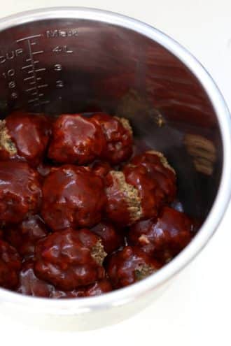 Instant Pot Barbecue Meatballs
