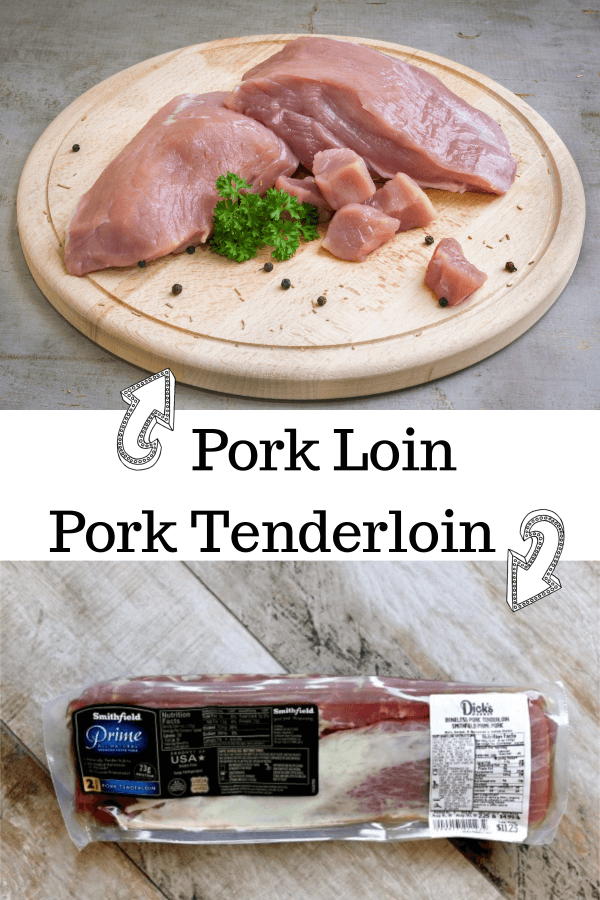 the difference between pork loin and pork tenderloin