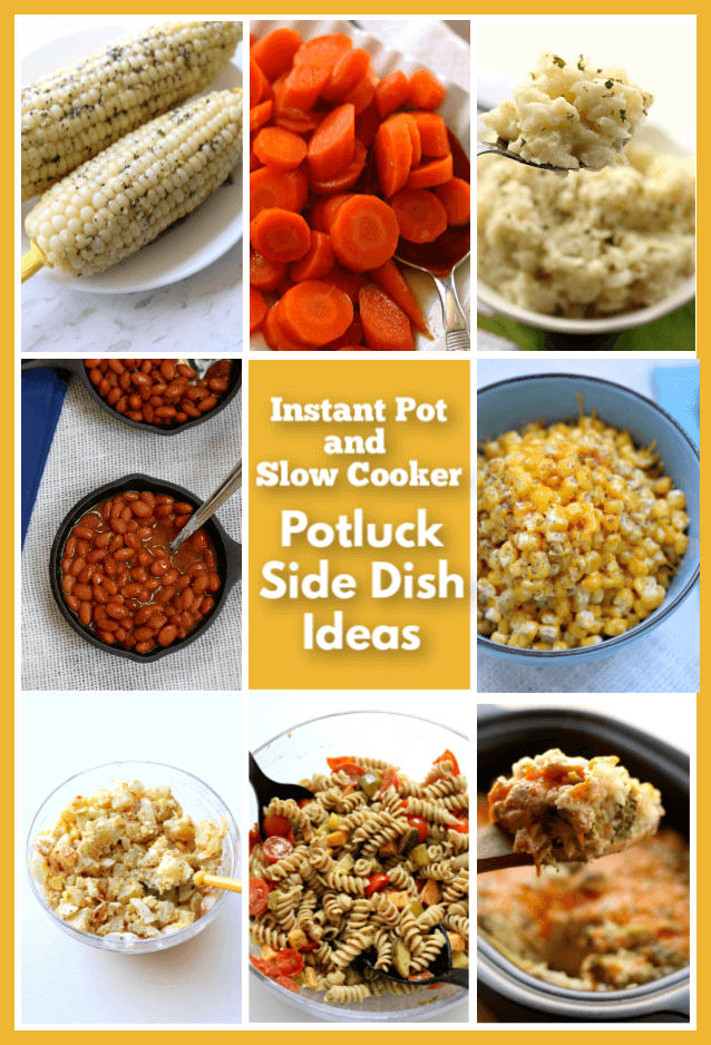 In charge of bringing something to the neighborhood potluck? Here are 10 Instant Pot and Slow Cooker Potluck Side Dishes to get you started!