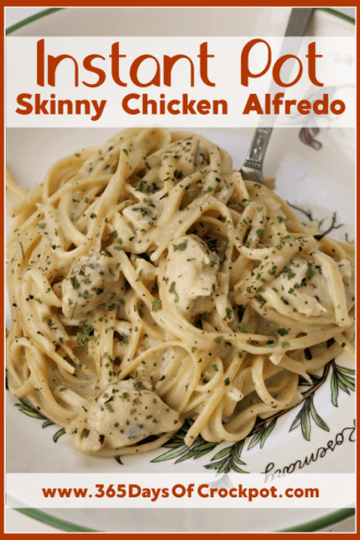Instant Pot Skinny Chicken Alfredo