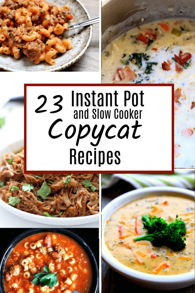 Do you love eating out but don't love what it does to your budget? You can eat well at home! And it doesn't have to be hard or expensive. These copycat recipes can be made in your Instant Pot or slow cooker and taste pretty close to the real thing. 