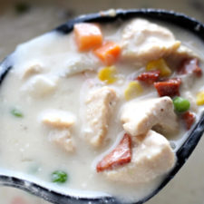 Slow Cooker Chicken Pot Pie Soup