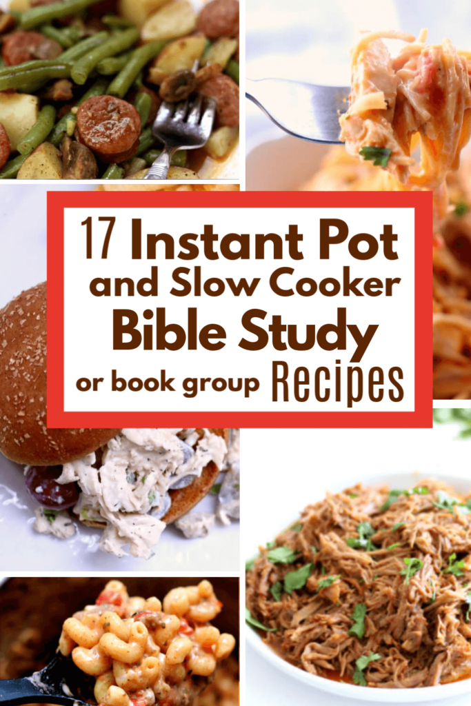 Instant Pot and slow cooker suggestions for bible study, book group or whatever tribe you're involved with!