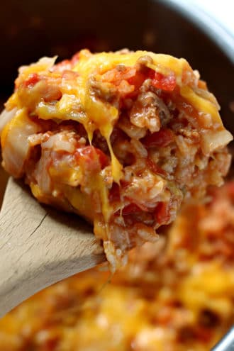 Instant Pot Cabbage Roll Casserole