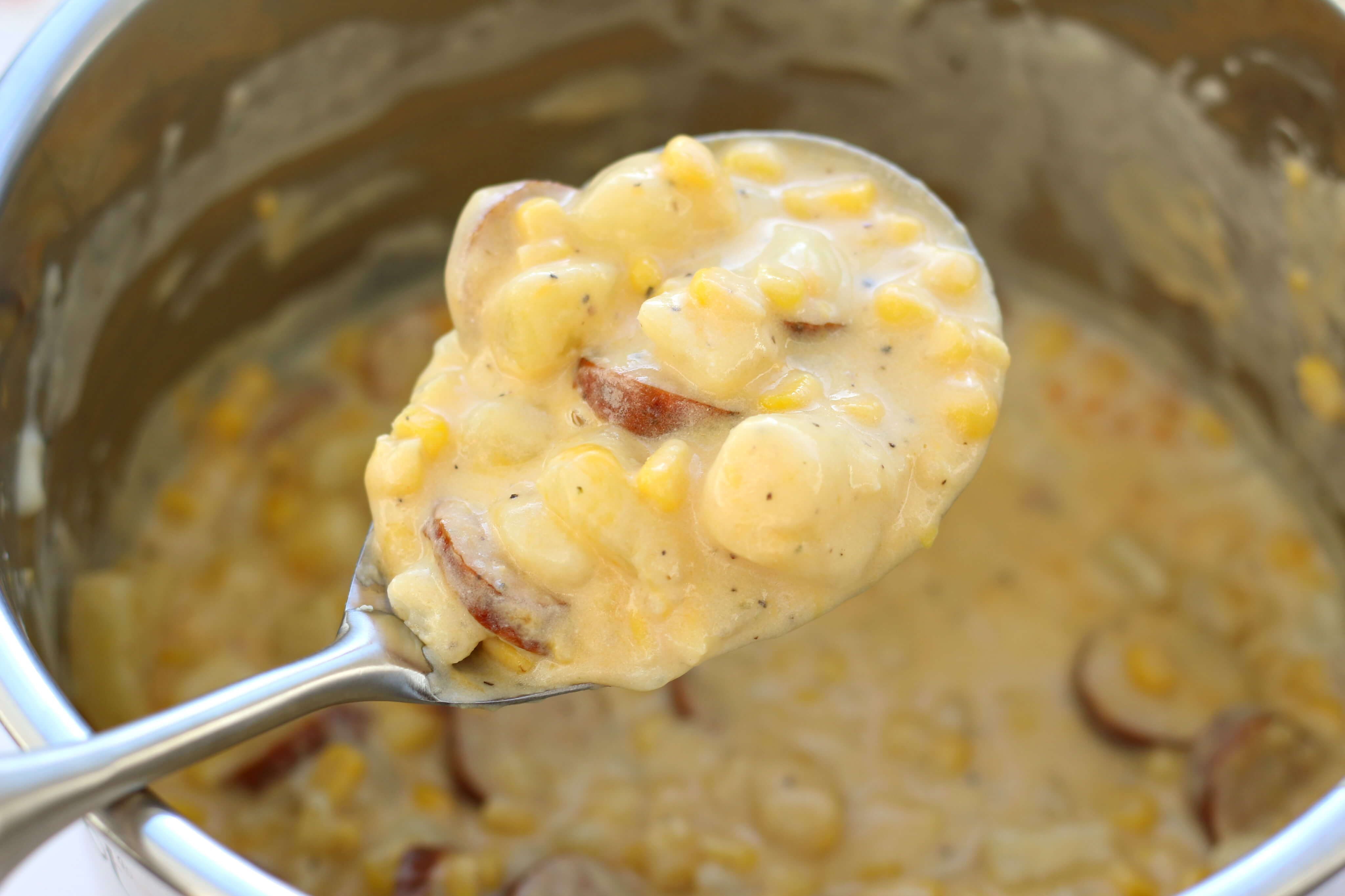 Instant Pot Cheesy Potatoes And Sausage 365 Days Of Slow Cooking.