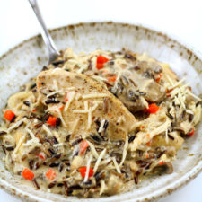 Instant Pot Chicken and Wild Rice Casserole