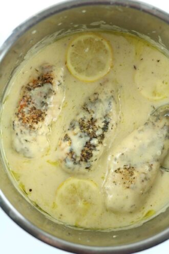 Instant Pot Creamy Lemon Chicken