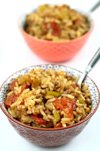 Instant Pot Spanish Rice with Beef