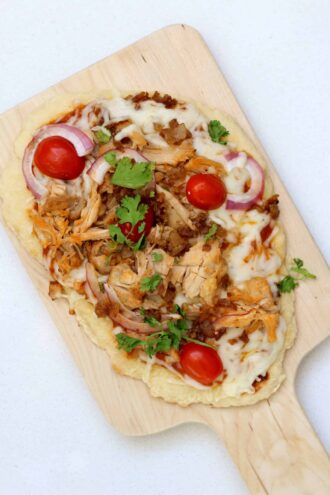 Instant Pot Barbecue Chicken Flatbread
