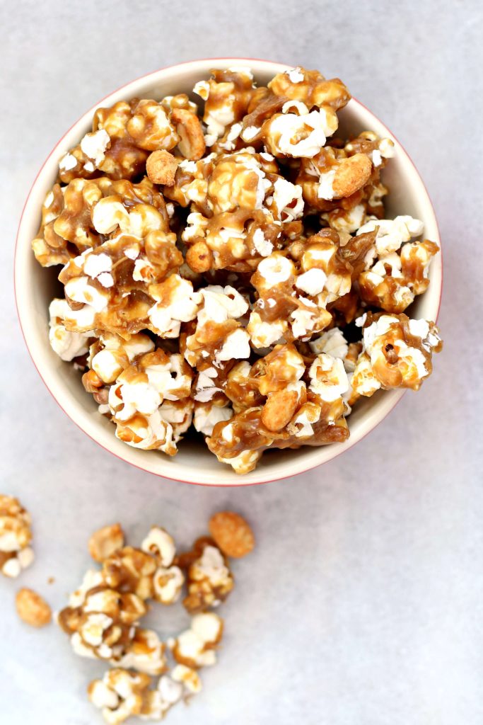 Caramel Popcorn and Peanuts
