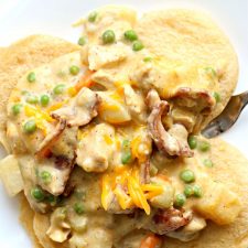 Instant Pot Bacon Cheddar Bacon Chicken Pot Pie