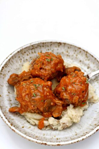 Instant Pot Salisbury Steak Meatballs