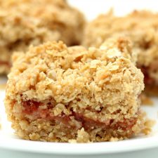 Cherry Oat Bars with homemade Instant Pot cherry pie filling