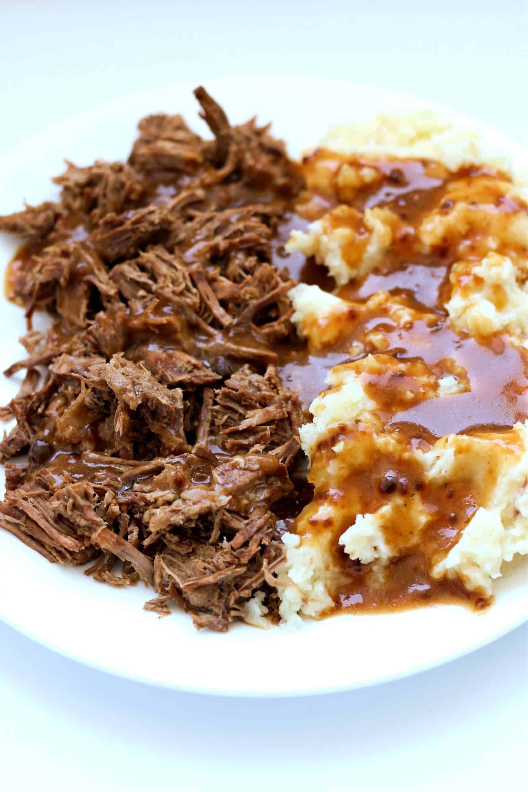 Instant Pot 4 Ingredient Pot Roast And Brown Gravy 365 Days Of Slow