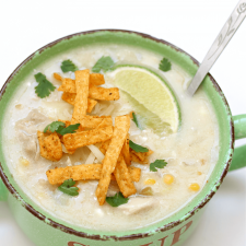 Instant Pot Green Enchiladas Soup