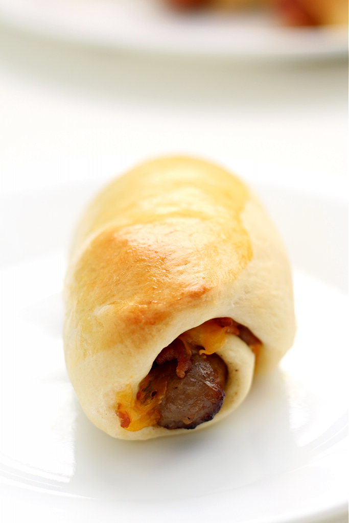 sausage wrapped in dough