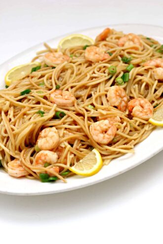 Instant Pot Shrimp Scampi Pasta