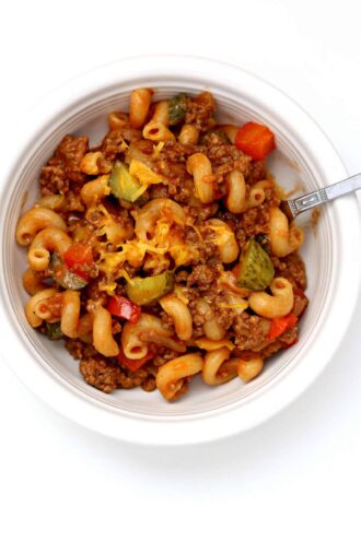 Instant Pot Sloppy Joe Casserole