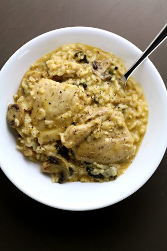 Instant Pot Cheesy Chicken and Rice