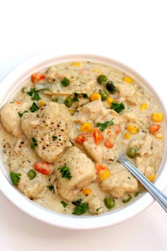 Country Christmas Chicken and Dumplings