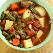 Instant Pot Contest Winning Hearty Hamburger Soup