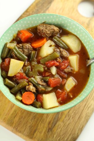Instant Pot Contest Winning Hearty Hamburger Soup