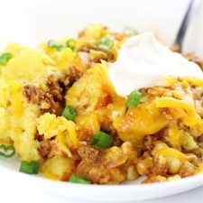 Instant Pot Cornbread Chili Casserole