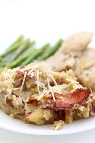Instant Pot Bacon Parmesan Smashed Potatoes