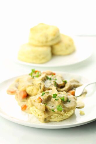 Instant Pot Chicken and Biscuits
