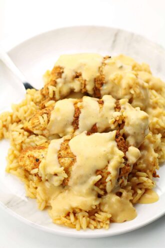 Instant Pot Mexican Queso Chicken and Rice