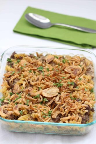 Instant Pot French Onion Beef Casserole