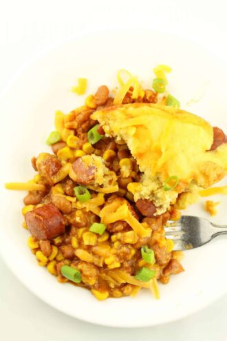 Instant Pot Corn Dog Casserole