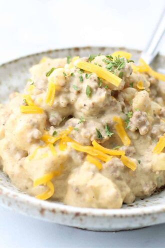 Instant Pot 5-Ingredient Ground Beef Casserole