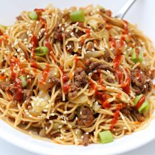 Instant Pot Hoisin Beef Noodles