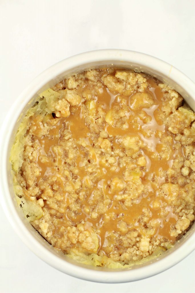Instant Pot Salted Caramel Apple Crumble