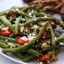 Instant Pot Greek Green Beans