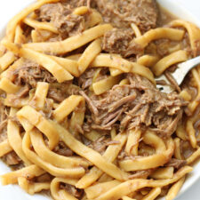 Instant Pot Mississippi Beef Noodles