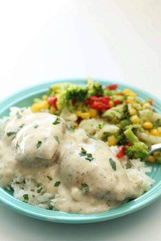 Instant Pot Cheesy Sour Cream Chicken
