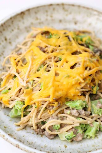 Instant Pot Ground Beef Divan