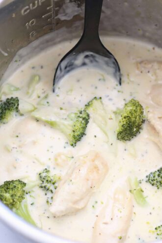 Instant Pot Garlic Chicken Alfredo