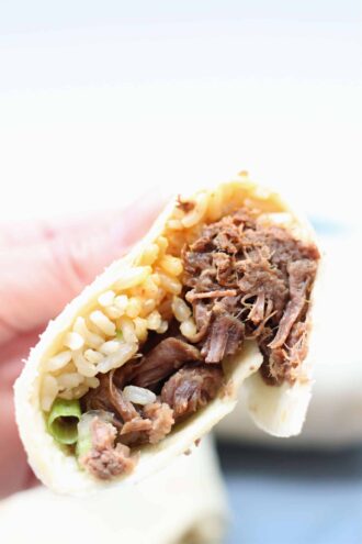 Instant Pot Korean BBQ Burrito