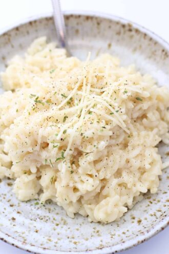 Instant Pot Garlic Parmesan Risotto