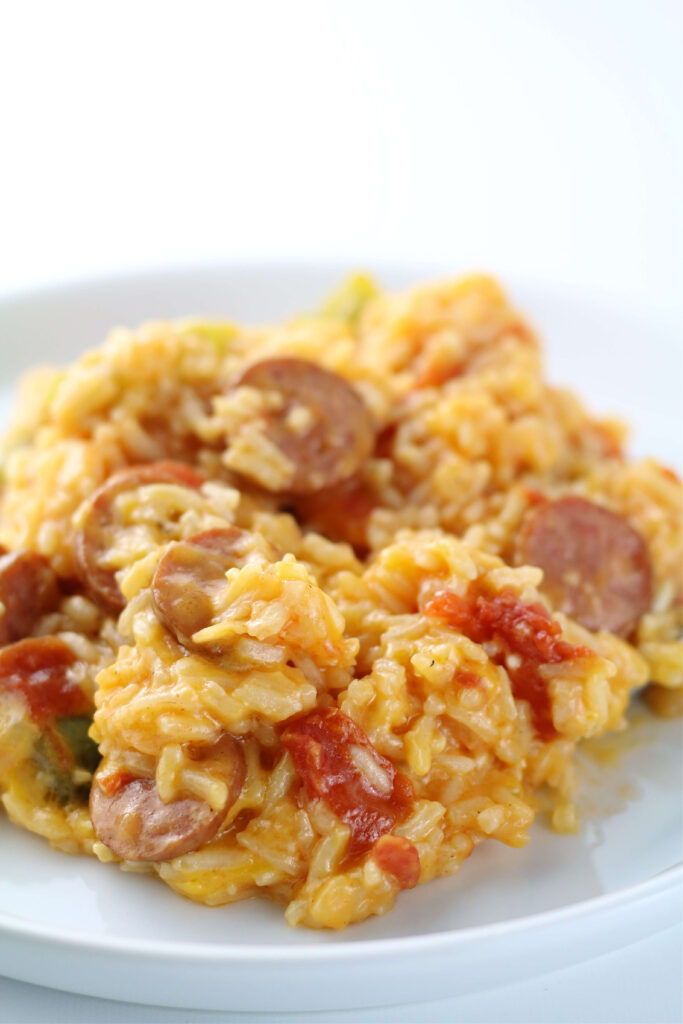Instant Pot Cheesy Sausage And Rice